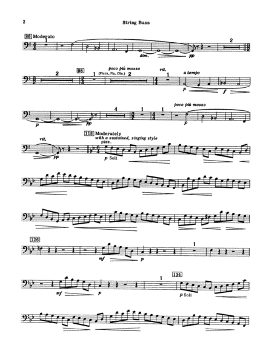 Russian Christmas Music: String Bass Concert Band scores gallery preview page 2