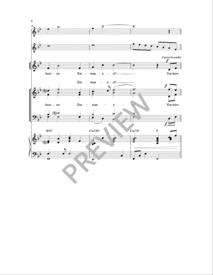 You Have Built Your House 4-Part scores gallery preview page 3