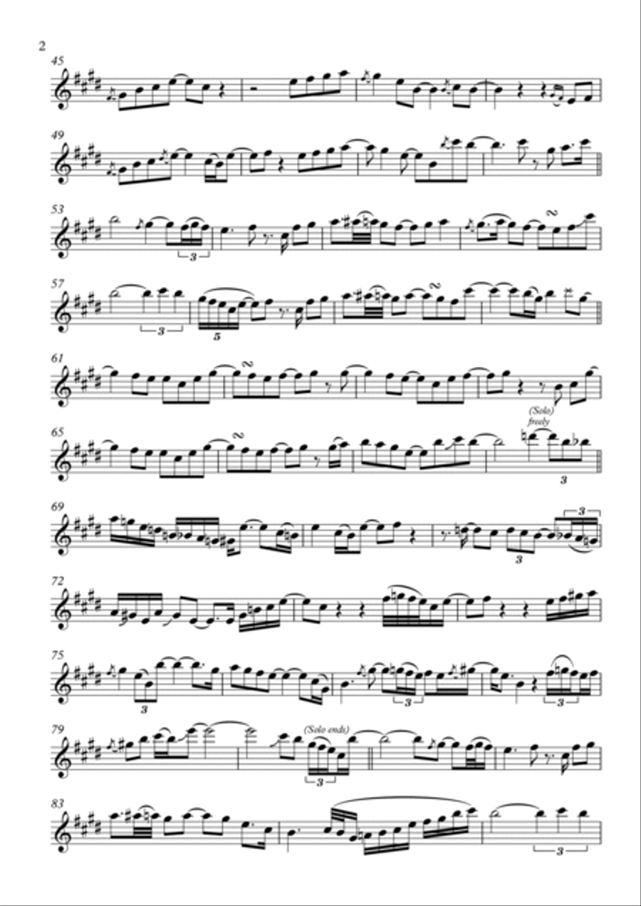 The Joy Of Life Soprano Saxophone scores gallery preview page 2