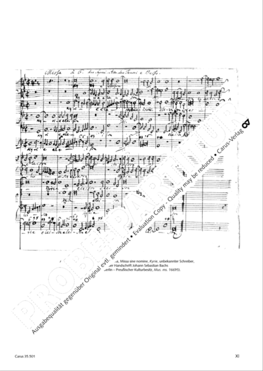 Palestrina: Masses and individual movements Score scores gallery preview page 12