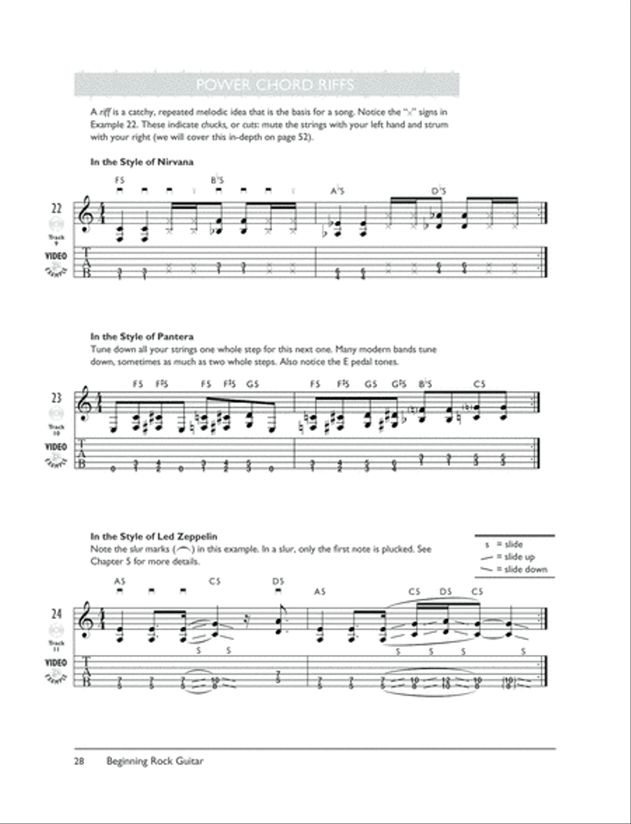 Complete Rock Guitar Method Electric Guitar scores gallery preview page 9
