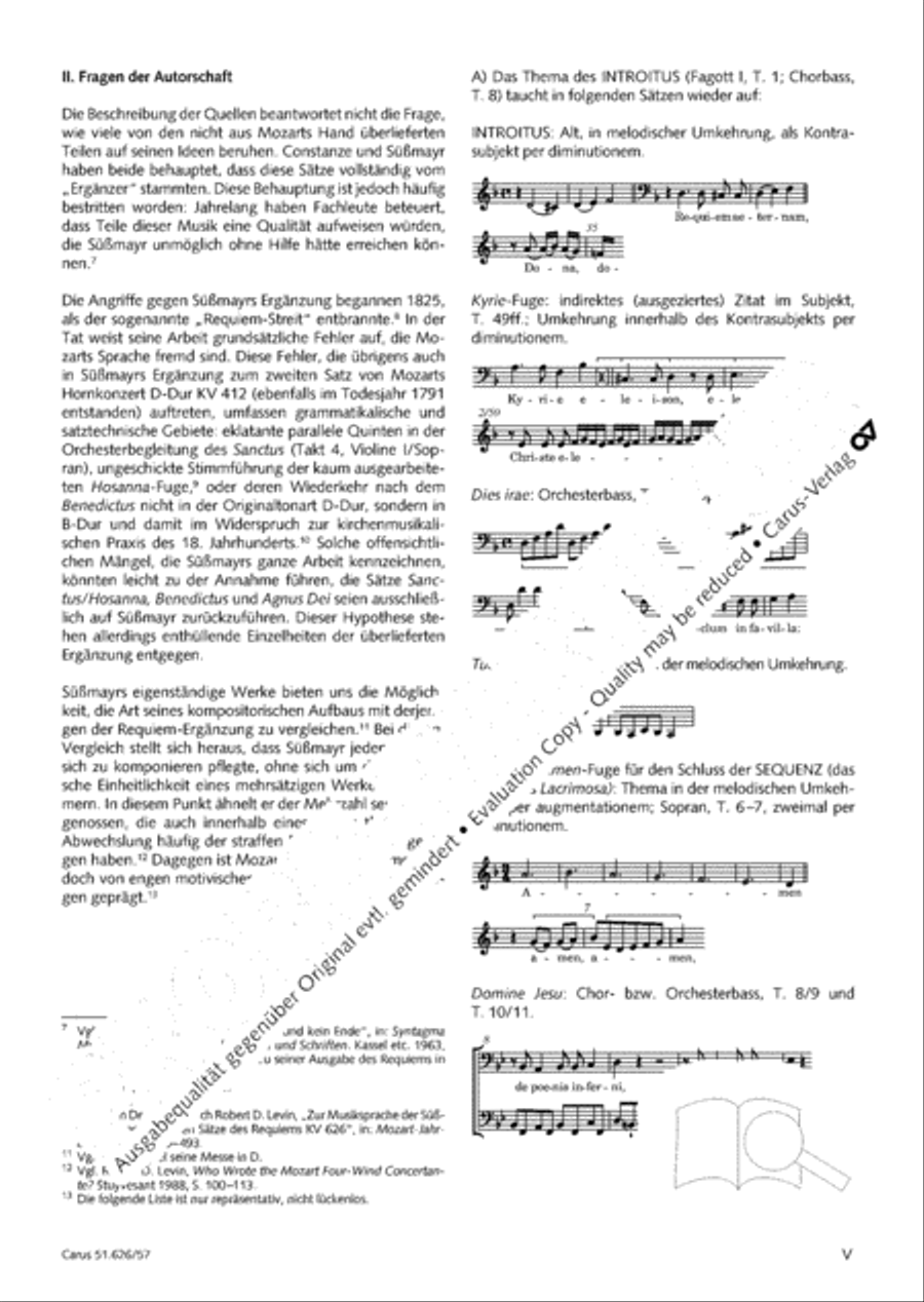 Requiem 4-Part scores gallery preview page 6