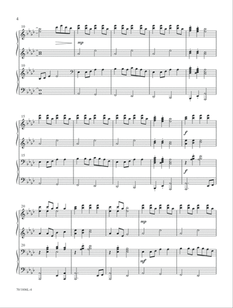 Great Things He Has Done! Piano Duet scores gallery preview page 4