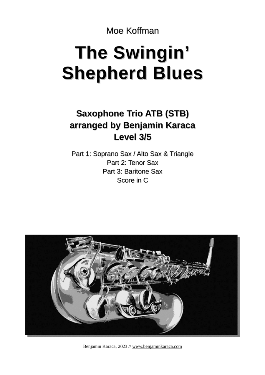 The Swingin' Shepherd Blues Woodwind Trio scores gallery preview page 1