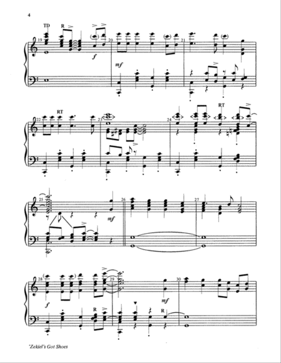 Zekiel's Got Shoes - 3-5 Octaves 5-Octaves scores gallery preview page 4