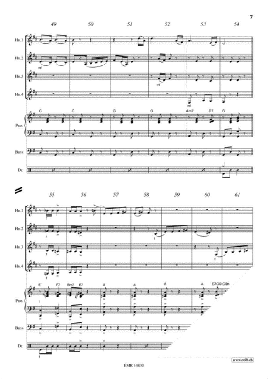 Yankee Doodle Horn scores gallery preview page 7
