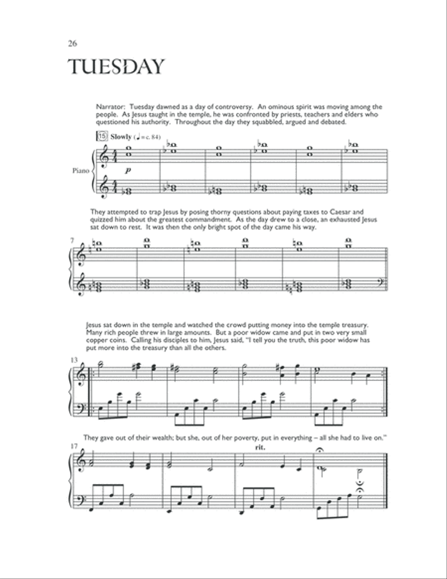 The Seven Last Days 4-Part scores gallery preview page 30