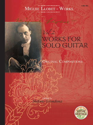 Book cover for Works for Solo Guitar Vol. 2