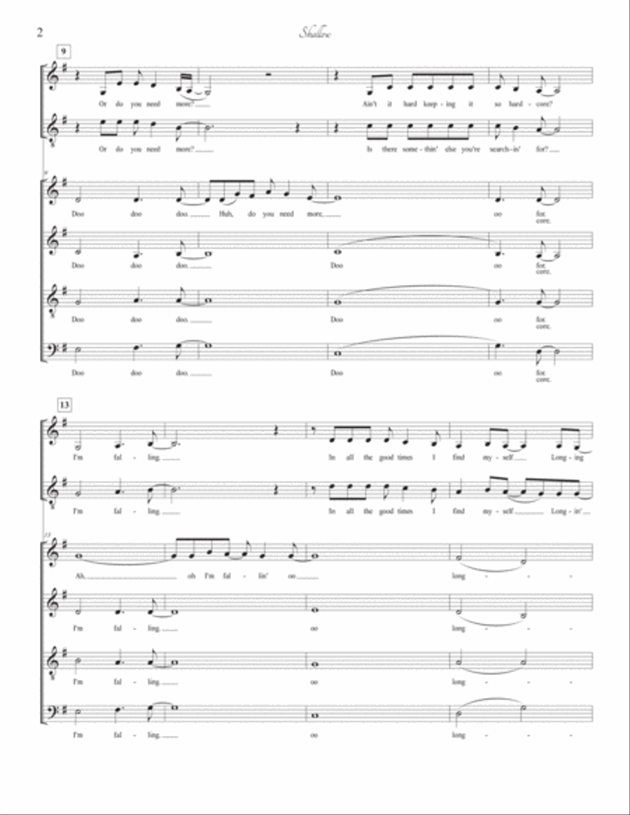 Shallow 4-Part scores gallery preview page 2