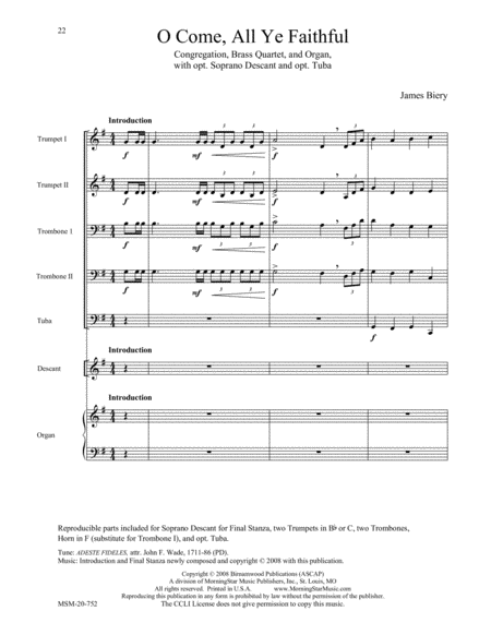 Festive Hymn Settings for Congregational Singing Set 3: Advent and Christmas image number null