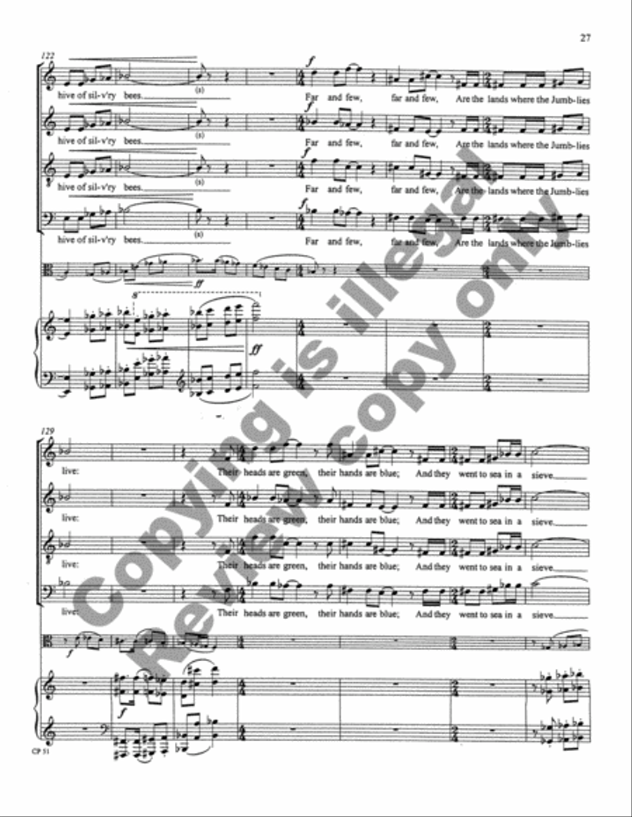 A Song, A Prayer, A Voyage 4-Part scores gallery preview page 56