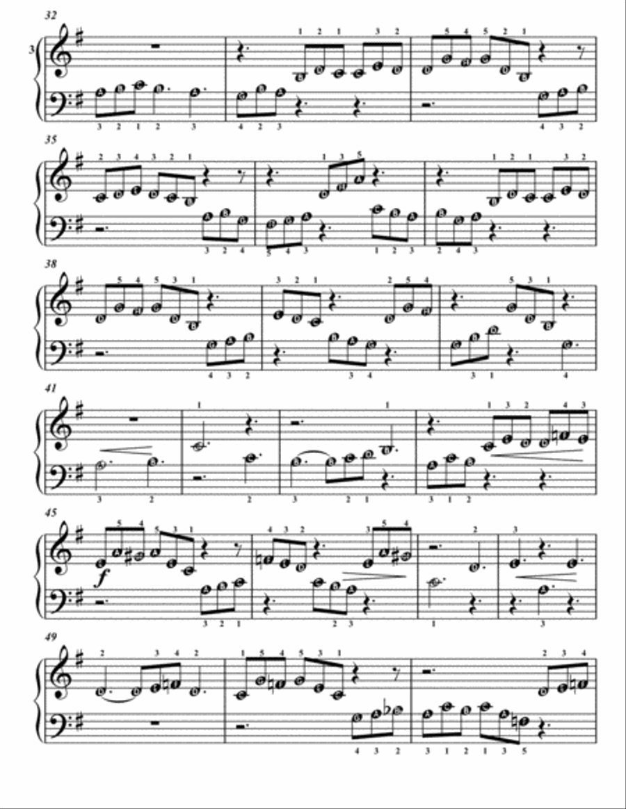 Bach Favorites for Beginner Piano Volume 1 A Sheet Music Easy Piano scores gallery preview page 5