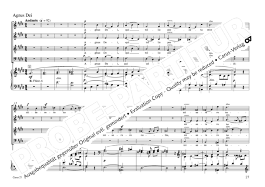 Messe solennelle en ut diese mineur 4-Part scores gallery preview page 28