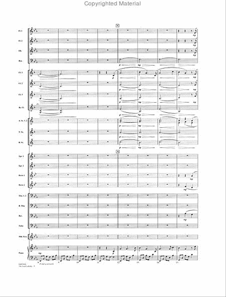 The Seal Lullaby Concert Band scores gallery preview page 3
