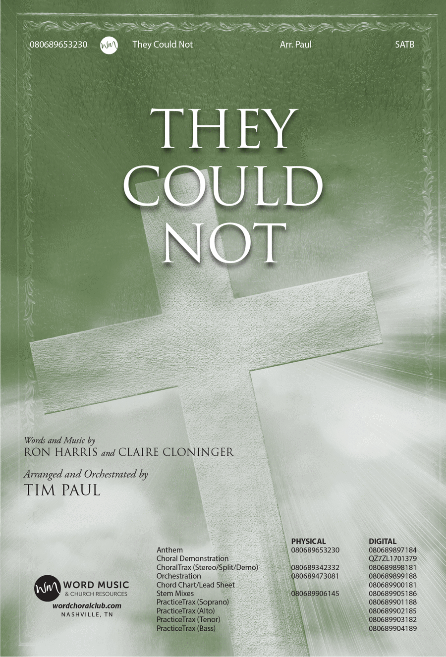 They Could Not - Stem Mixes Choir scores gallery preview page 1