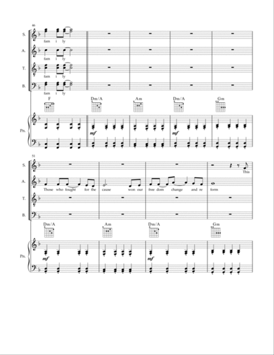 Rainbow Family Rainbow Family 4-Part scores gallery preview page 6