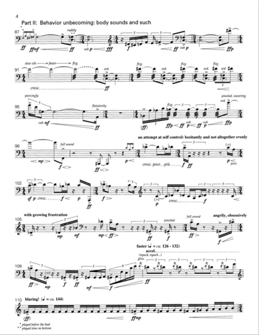 Behavioral Science for trombone solo Trombone Solo scores gallery preview page 6