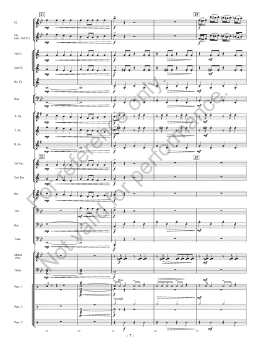 Santa's Wild Ride Concert Band scores gallery preview page 8