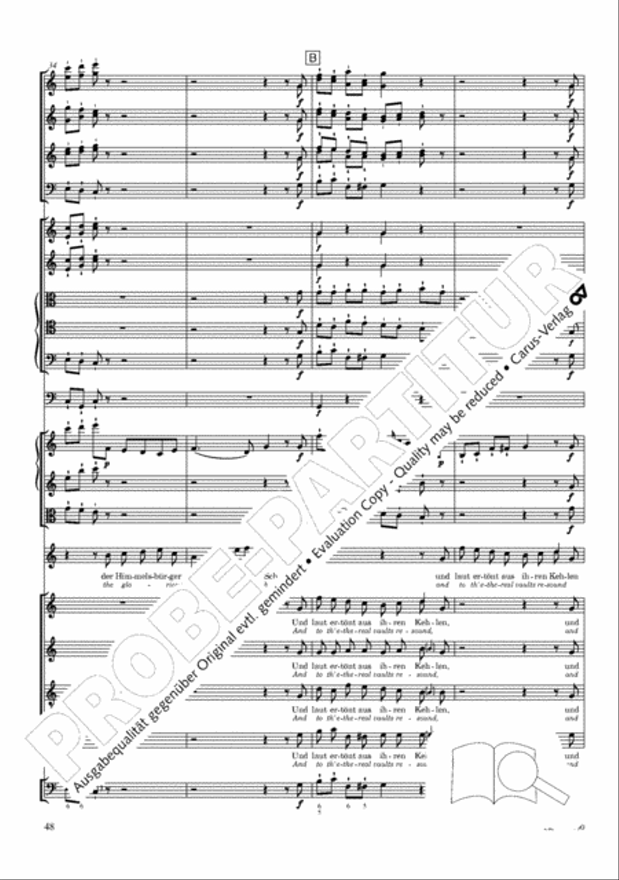 The Creation (Die Schopfung) 4-Part scores gallery preview page 68