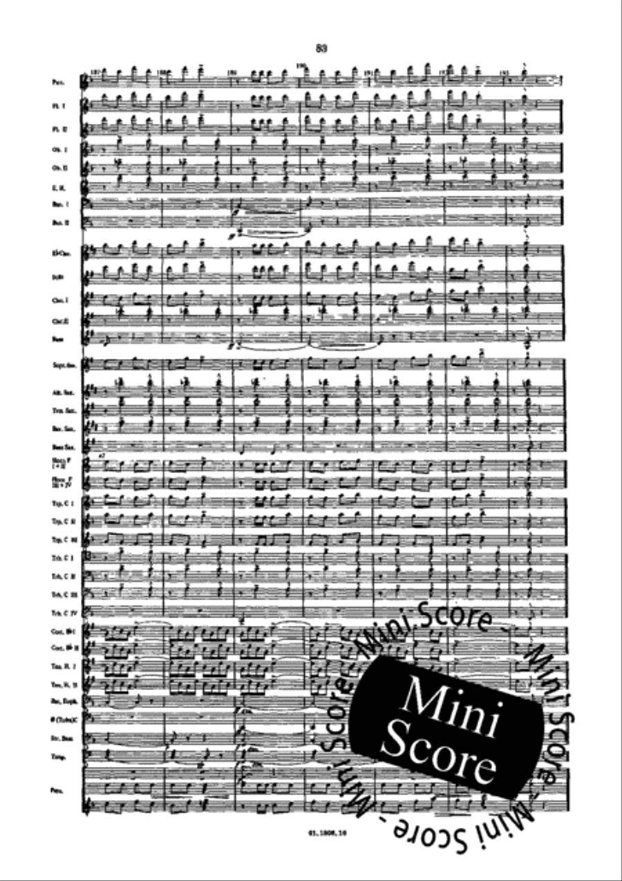 Suite Divertimento Concert Band scores gallery preview page 87