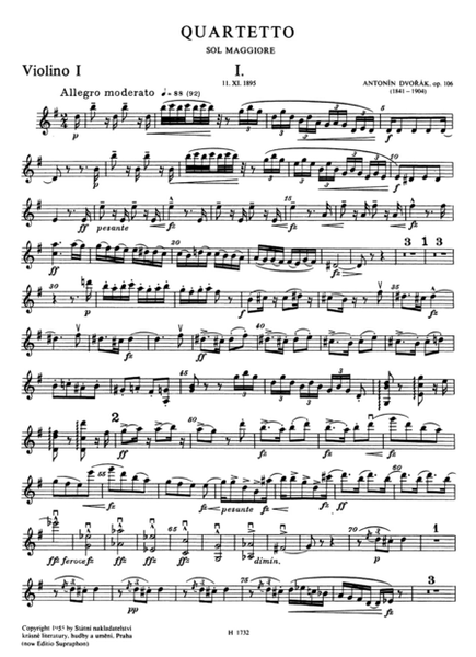 Streichquartett no. 13 G-Dur, op. 106