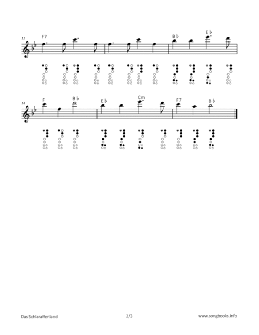 Das Schlaraffenland Chamber Music scores gallery preview page 2