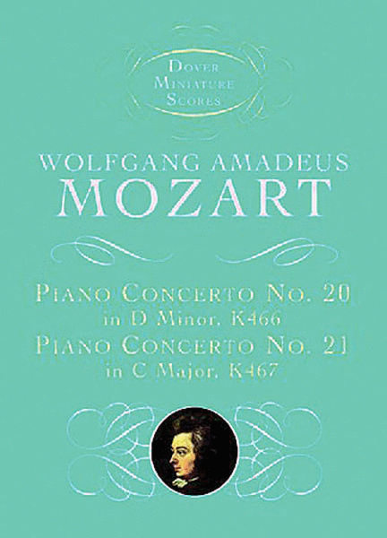 Piano Concerto No. 20, K466, and Piano Concerto No. 21, K467 by Wolfgang Amadeus Mozart Piano Accompaniment - Sheet Music