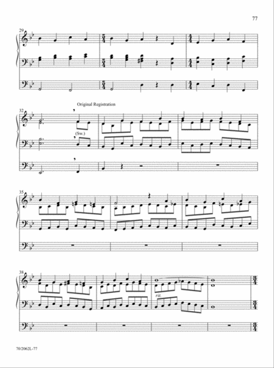 The Sacred Organ Library, Vol. 2 Organ Solo scores gallery preview page 45