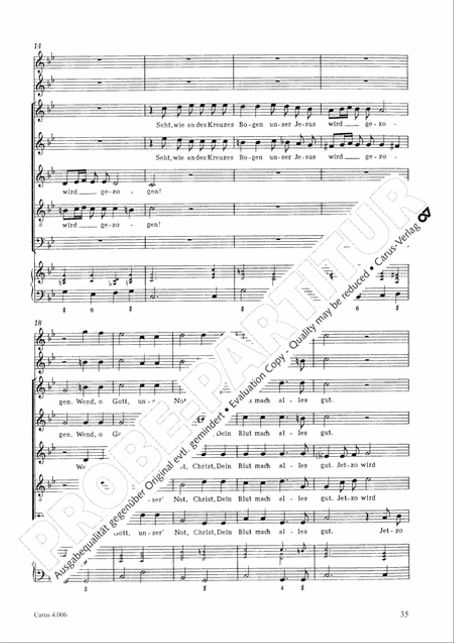 Ten motets Choir scores gallery preview page 37
