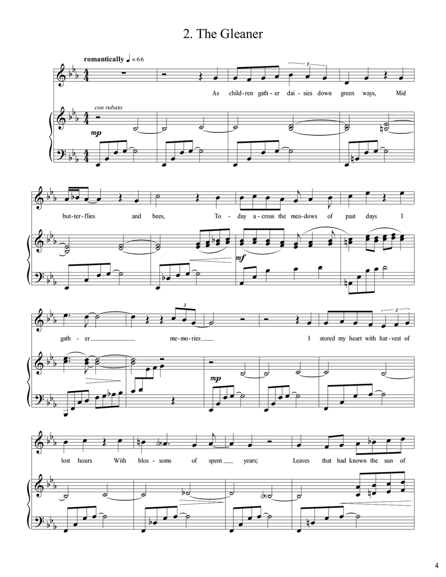 I Love Red Poppies Soprano Voice scores gallery preview page 5
