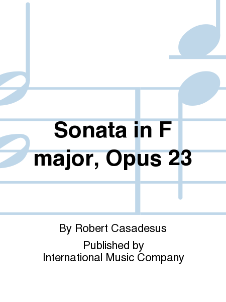 Sonata in F major, Op. 23