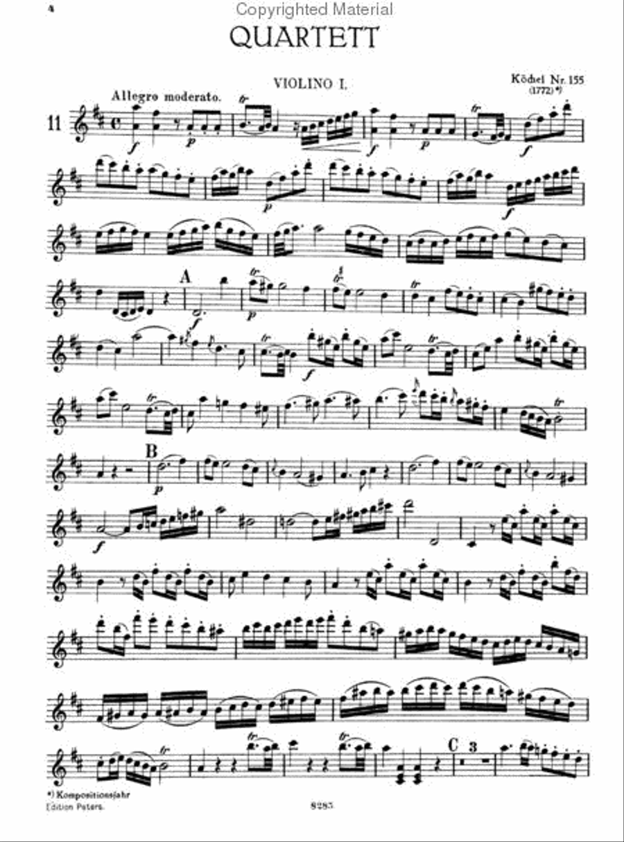 String Quartets, Volume 2 String Quartet scores gallery preview page 4