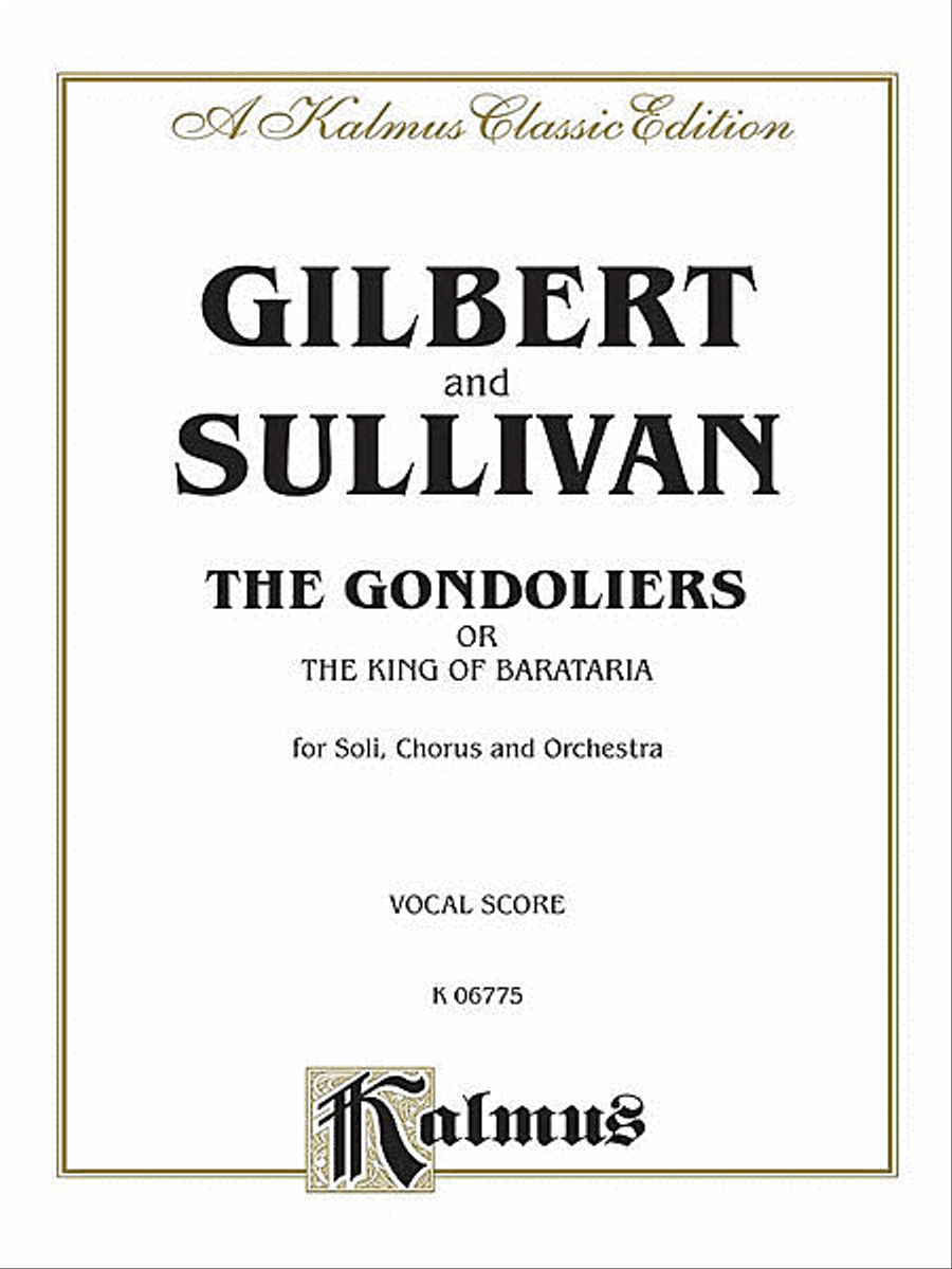 The Gondoliers Voice scores gallery preview page 1