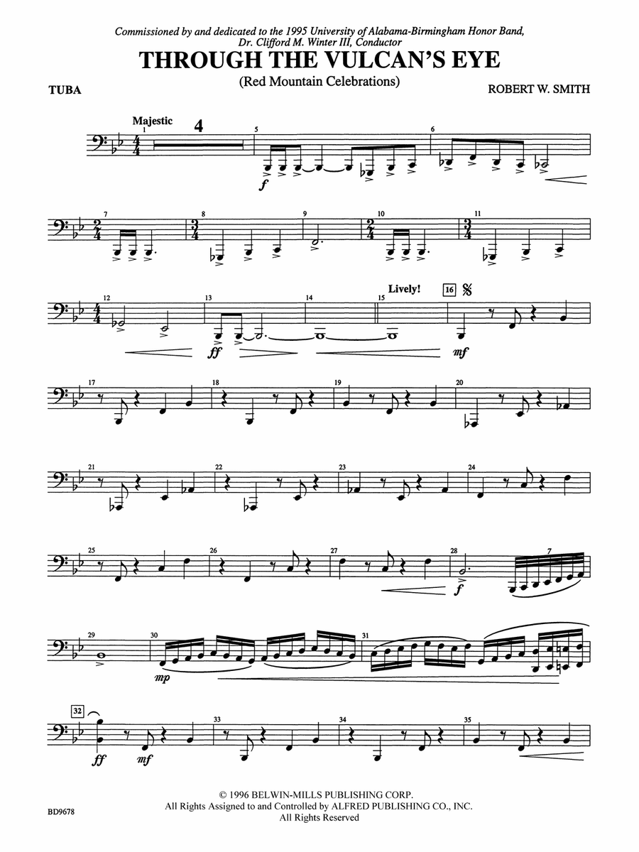 Through the Vulcan's Eye: Tuba