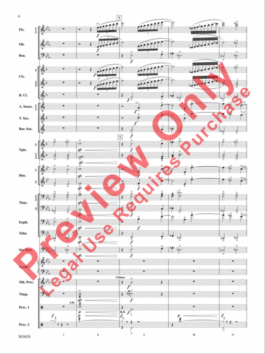 Crossroads to the Future Concert Band scores gallery preview page 5