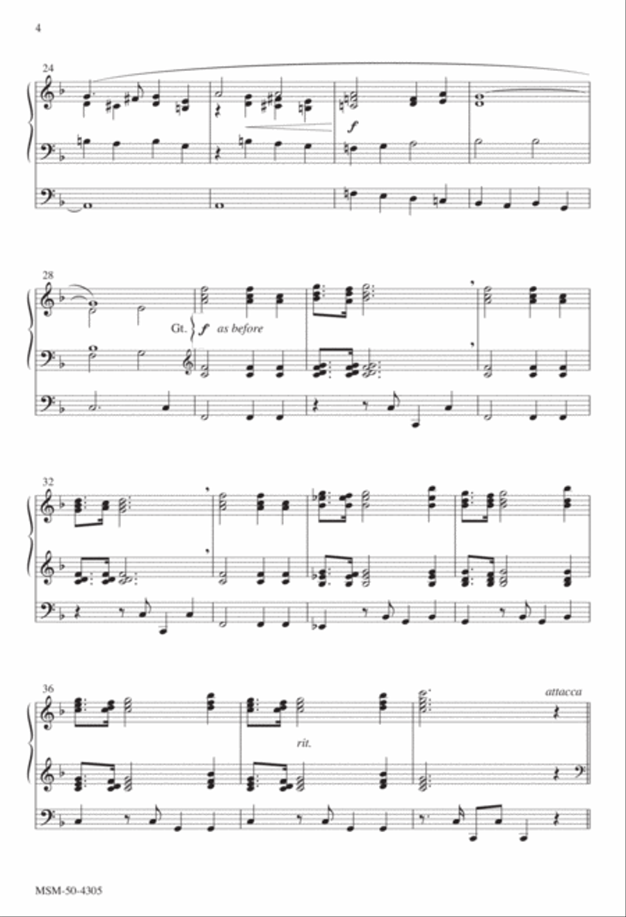 Splendor and Honor 4-Part scores gallery preview page 4