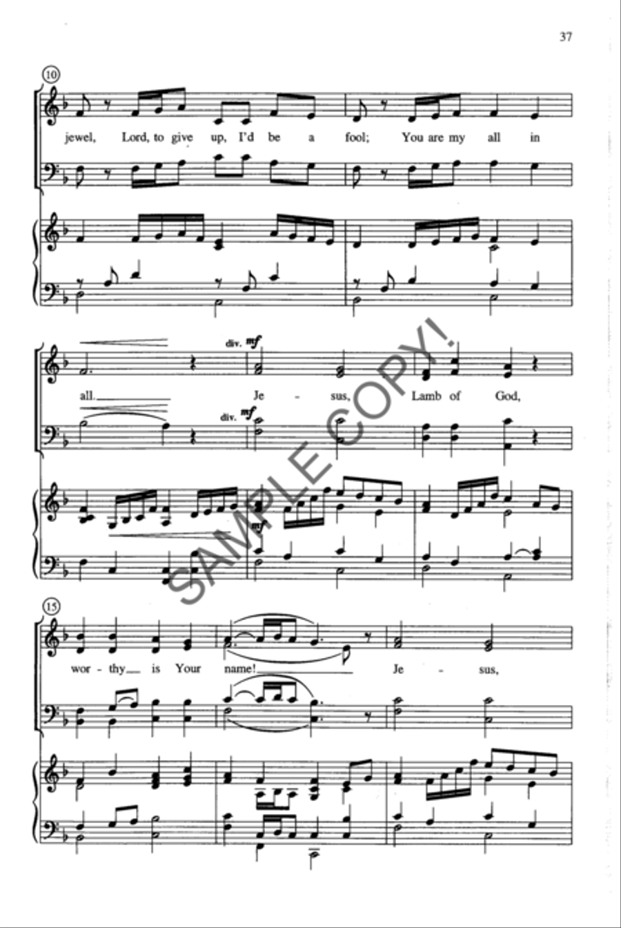 Shadow of the Cross 4-Part scores gallery preview page 23