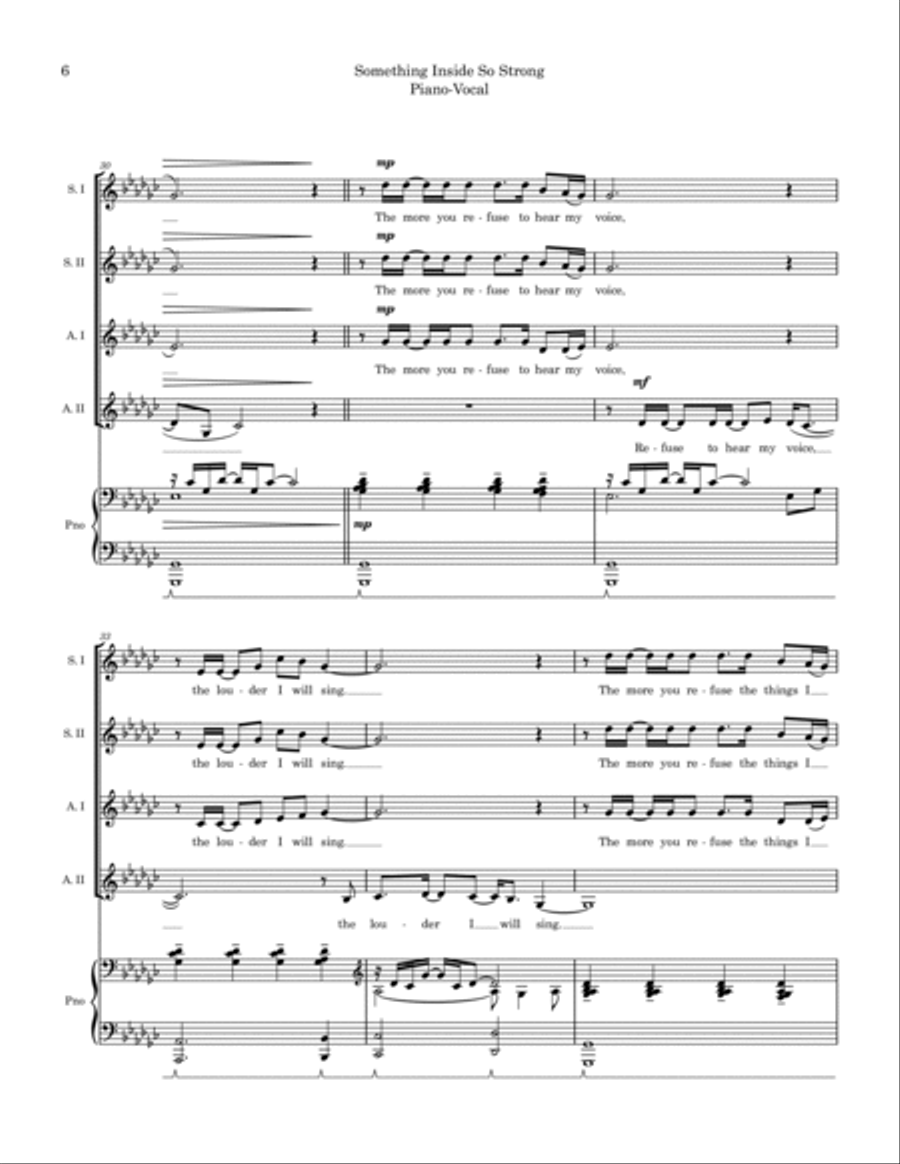 (Something Inside) So Strong SSAA scores gallery preview page 6