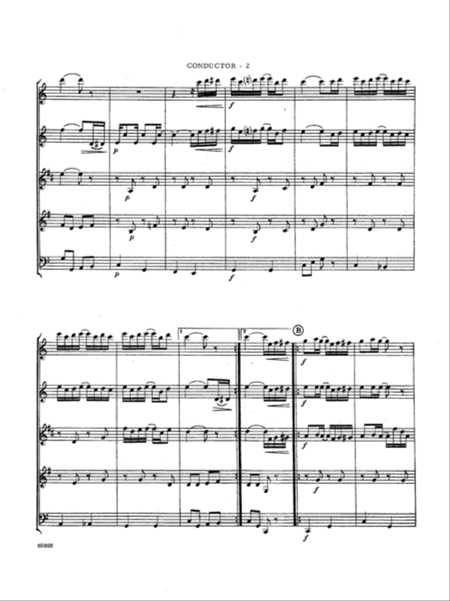 Entertainer, The Woodwind Quintet scores gallery preview page 3