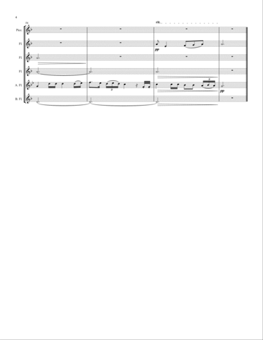 Jenny Of Oldstones Woodwind Ensemble scores gallery preview page 4