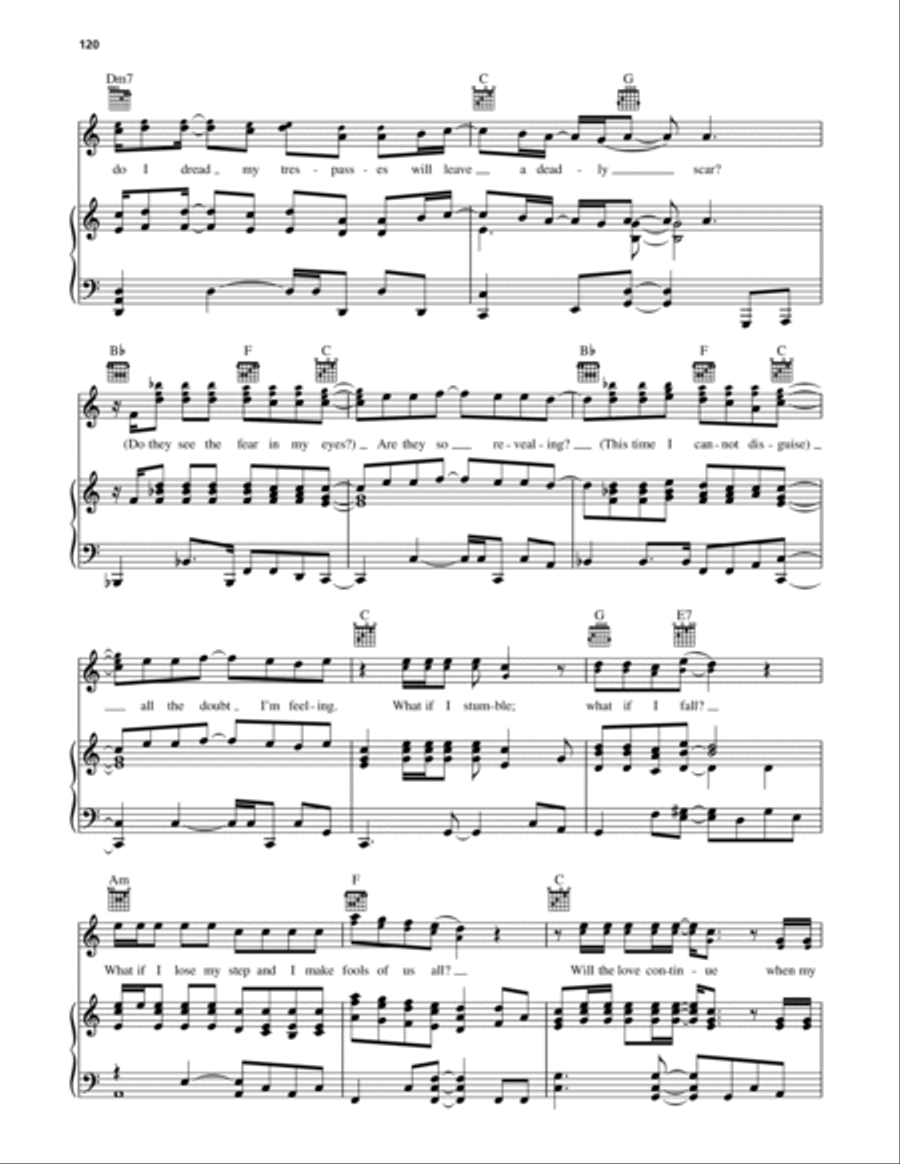 What If I Stumble Piano, Vocal, Guitar scores gallery preview page 5