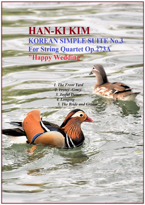 Book cover for Korean Simple Suite No.3 "Happy Wedding" (For String Quartet)