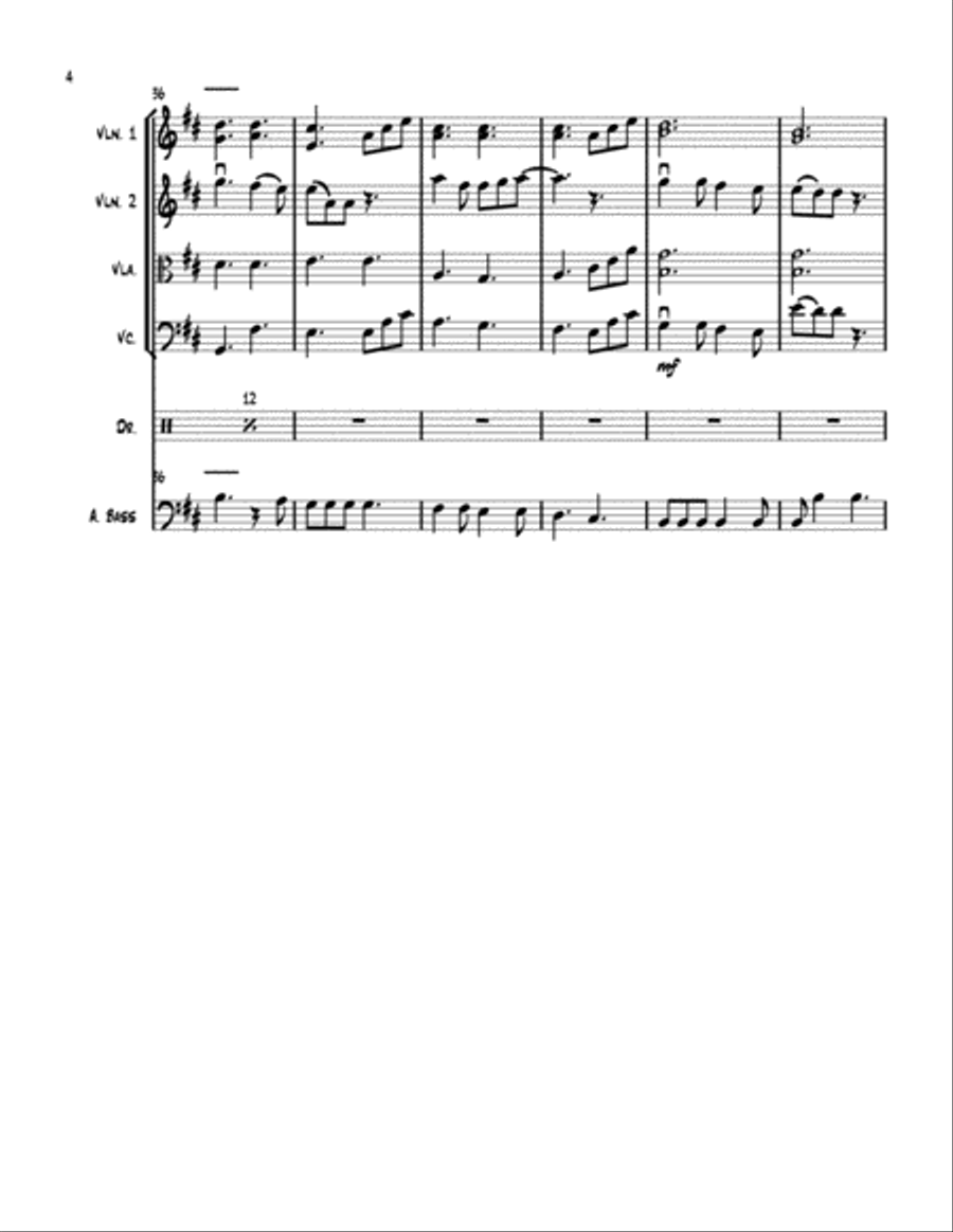 Since I Lost You Small Ensemble scores gallery preview page 4