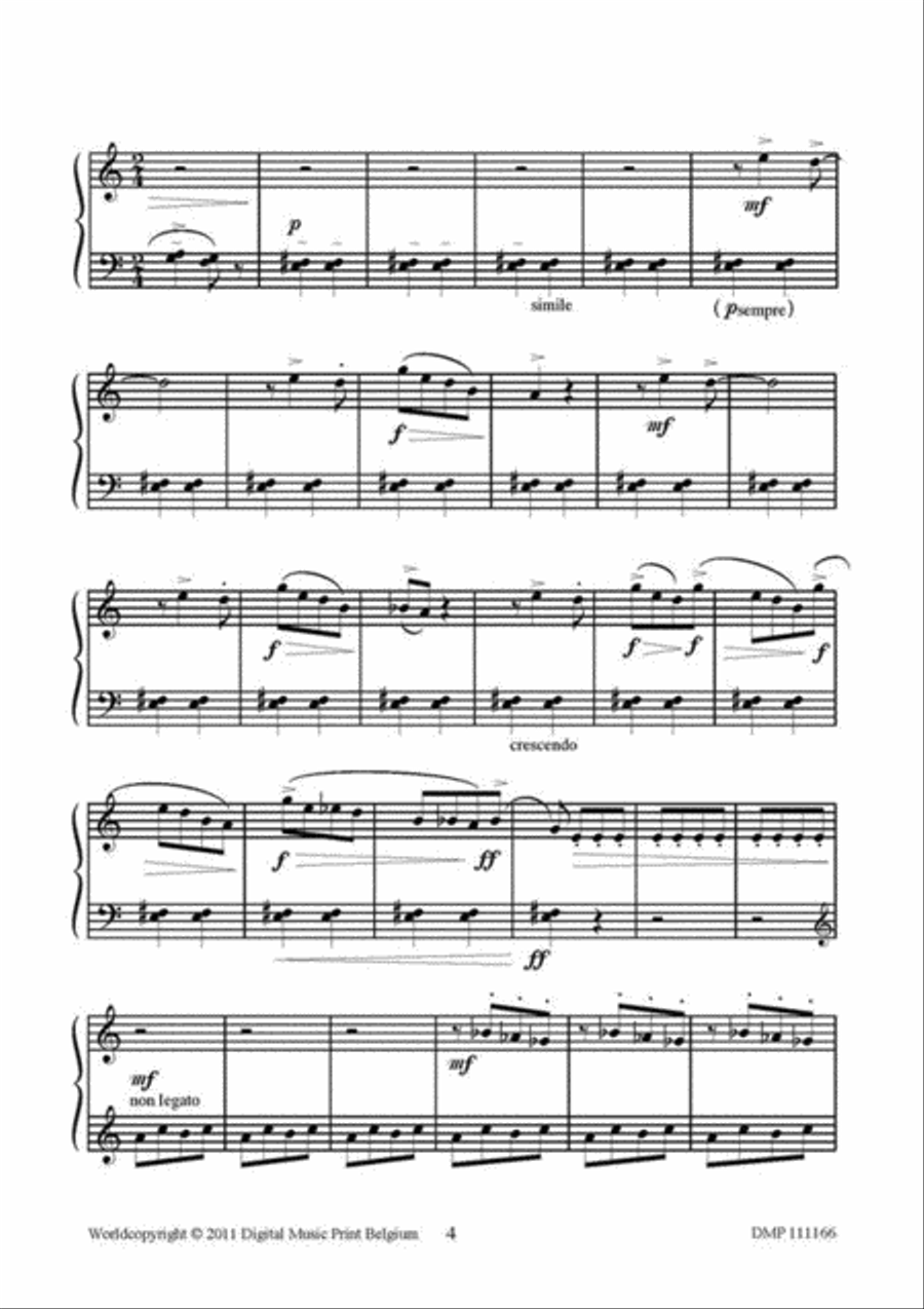Gimmick Piano Solo scores gallery preview page 3