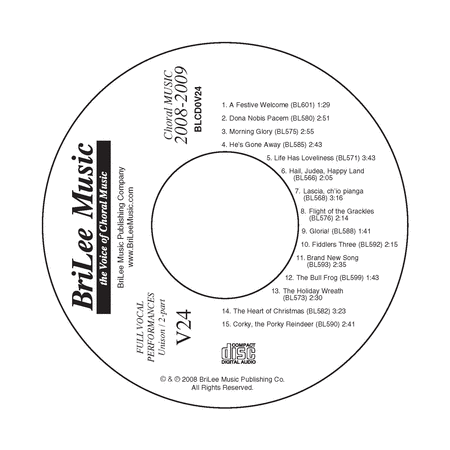 BriLee Vocal CD - Full Version #24