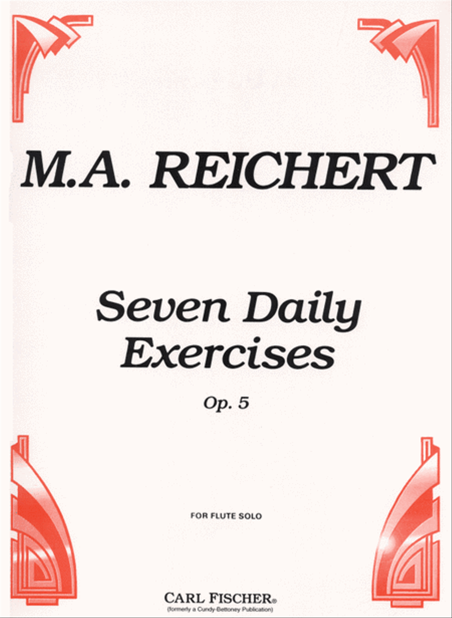 Seven Daily Exercises Flute Solo scores gallery preview page 1