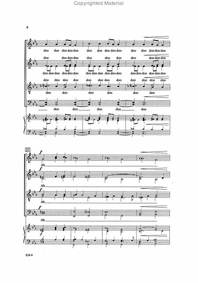 You Cannot Lose My Love - SATB divisi Octavo image number null