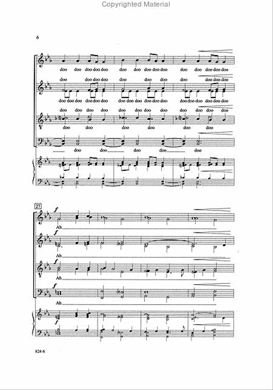 You Cannot Lose My Love - SATB divisi Octavo image number null