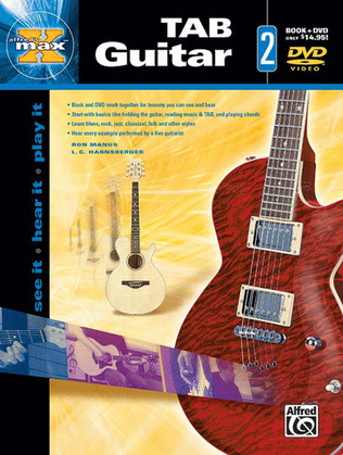 Alfred's MAX TAB Guitar, Book 2