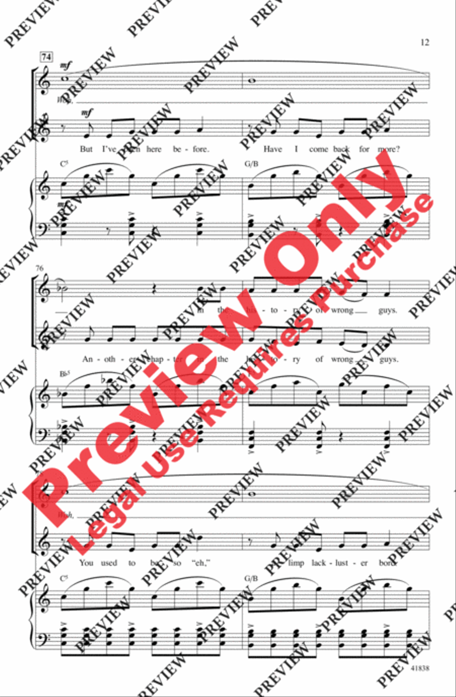 Kinky Boots - SoundTrax CD (CD only) Choir scores gallery preview page 11